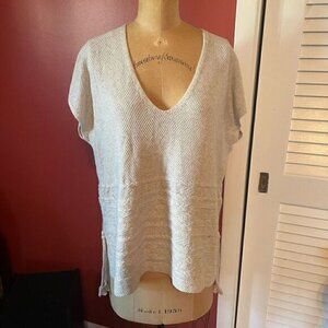 MADEWELL | light grey sleeveless knit sweater M NWT $75
